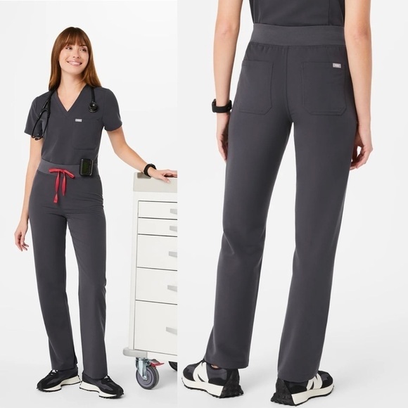 NWT Figs High Waisted Livingston Basic Scrub Pants | Size XXL - Picture 1 of 14